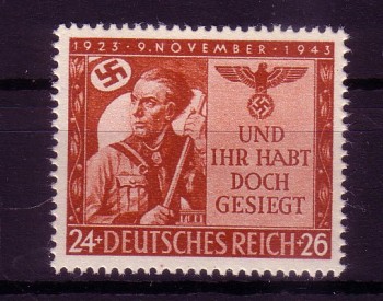 Deutsches Reich Michelnummer 863 postfrisch Deutsches Reich Michelnummer 863 postfrisch