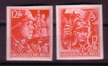 Deutsches Reich Michelnummer 909 - 910 U postfrisch Deutsches Reich Michelnummer 909 - 910 U postfrisch