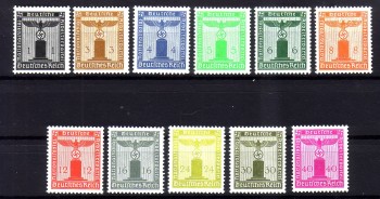 Deutsches Reich Michelnummer Dienst 144 - 154 postfrisch Deutsches Reich Michelnummer Dienst 144 - 154 postfrisch
