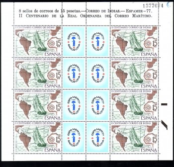 Spanien Michelnummer 2330 Kleinbogen postfrisch