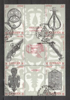 Spanien Michelnummer 2940 - 2945 gestempelt