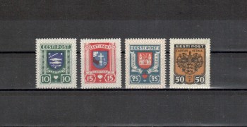 Estland Michelnummer 109 - 112 postfrisch