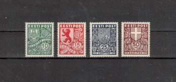 Estland Michelnummer 142 - 145 postfrisch Falz