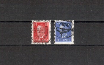 Estland Michelnummer 146 - 147 gestempelt