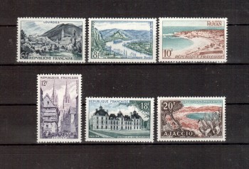 Frankreich Michelnummer 1004 - 1009 postfrisch Frankreich Michelnummer 1004 - 1009 postfrisch