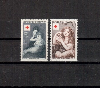 Frankreich Michelnummer 1032 - 1033 postfrisch Frankreich Michelnummer 1032 - 1033 postfrisch