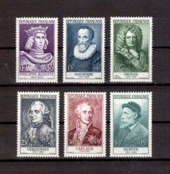 Frankreich Michelnummer 1053 - 1058 postfrisch