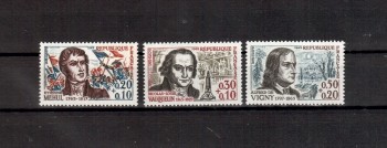 Frankreich Michelnummer 1439 - 1441 postfrisch Frankreich Michelnummer 1439 - 1441 postfrisch