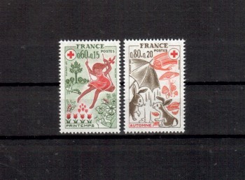 Frankreich Michelnummer 1942 - 1943 postfrisch