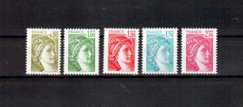 Frankreich Michelnummer 2104 - 2108 A postfrisch Frankreich Michelnummer 2104 - 2108 A postfrisch