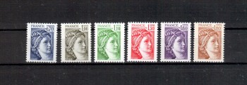 Frankreich Michelnummer 2169 - 2174 postfrisch