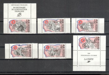 Frankreich Michelnummer 2700 - 2705 C postfrisch Frankreich Michelnummer 2700 - 2705 C postfrisch