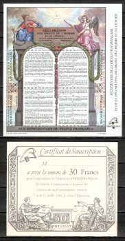 Frankreich Michelnummer 2728 - 2731 Block 9 postfrisch Frankreich Michelnummer 2728 - 2731 Block 9 postfrisch