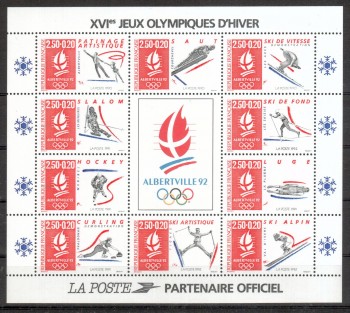 Frankreich Michelnummer 2883 - 2888 Block 12 postfrisch Frankreich Michelnummer 2883 - 2888 Block 12 postfrisch