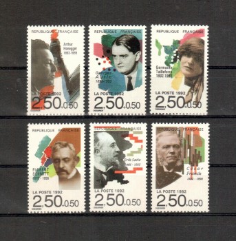 Frankreich Michelnummer 2892 - 2897 A postfrisch Frankreich Michelnummer 2892 - 2897 A postfrisch