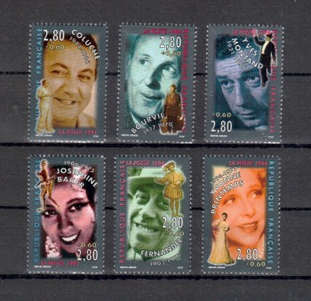 Frankreich Michelnummer 3044 - 3049 postfrisch