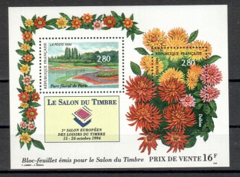 Frankreich Michelnummer 3053 - 3054 Block 14 postfrisch