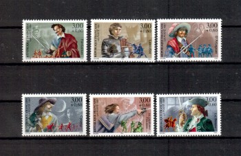 Frankreich Michelnummer 3255 - 3260 postfrisch Frankreich Michelnummer 3255 - 3260 postfrisch