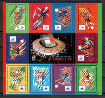 Frankreich Michelnummer 3270 - 3271 A Block 17 postfrisch Frankreich Michelnummer 3270 - 3271 A Block 17 postfrisch