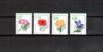 Frankreich Michelnummer 3312 - 3315 postfrisch Frankreich Michelnummer 3312 - 3315 postfrisch