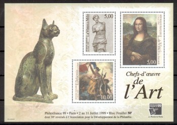 Frankreich Michelnummer 3375 - 3377 Block 20 postfrisch Frankreich Michelnummer 3375 - 3377 Block 20 postfrisch