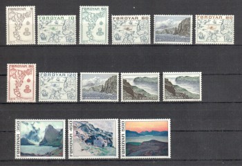 Faroer Michelnummer 7 - 20 postfrisch Faroer Michelnummer 7 - 20 postfrisch