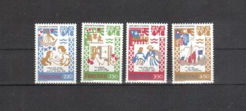 Faroer Michelnummer 75 - 78 postfrisch