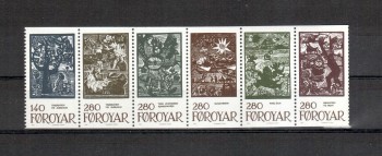 Faroer Michelnummer 106 - 111 postfrisch Faroer Michelnummer 106 - 111 postfrisch