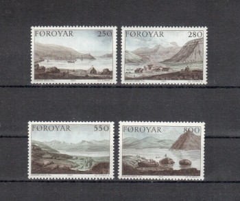 Faroer Michelnummer 112 - 115 postfrisch