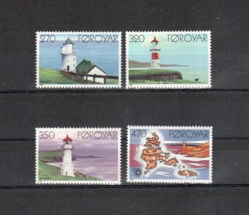 Faroer Michelnummer 121 - 124 postfrisch