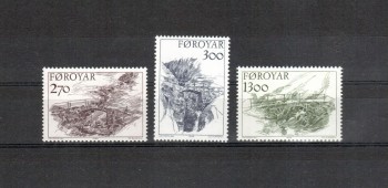 Faroer Michelnummer 142 - 144 postfrisch
