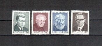 Faroer Michelnummer 168 - 171 postfrisch