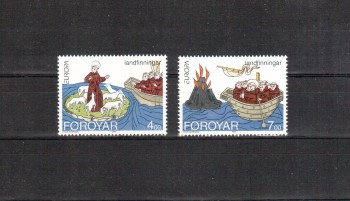 Faroer Michelnummer 260 - 261 I postfrisch Faroer Michelnummer 260 - 261 I postfrisch
