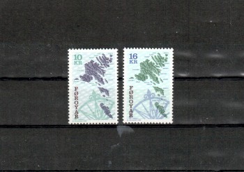 Faroer Michelnummer 303 - 304 postfrisch Faroer Michelnummer 303 - 304 postfrisch