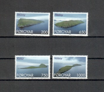 Faroer Michelnummer 381 - 384 postfrisch