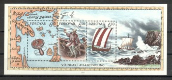 Faroer Michelnummer 414 - 416 Block 12 postfrisch