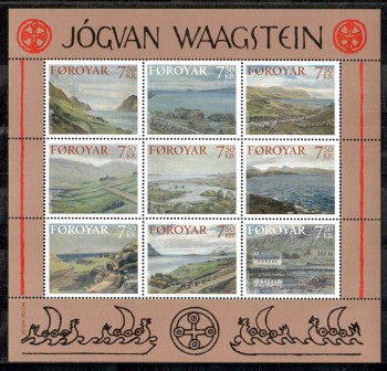 Faroer Michelnummer 534 - 542 postfrisch