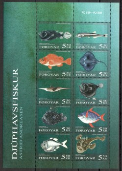 Faroer Michelnummer 547 - 556 postfrisch