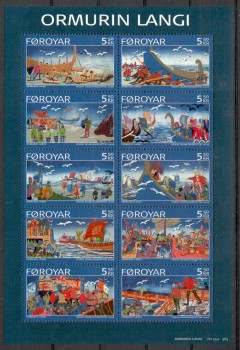 Faroer Michelnummer 562 - 571 postfrisch