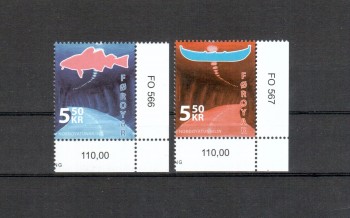 Faroer Michelnummer 572 - 573 postfrisch