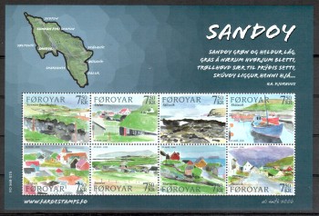 Faroer Michelnummer 576 - 583 postfrisch