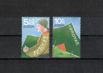 Faroer Michelnummer 607 - 608 postfrisch Faroer Michelnummer 607 - 608 postfrisch