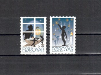 Faroer Michelnummer 710 - 711 postfrisch Faroer Michelnummer 710 - 711 postfrisch