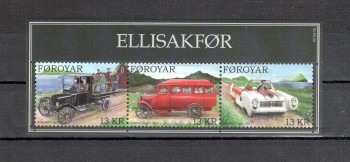 Faroer Michelnummer 733 - 735 Block 28 postfrisch 