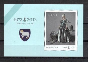 Faroer Michelnummer 738 Block 29 postfrisch 