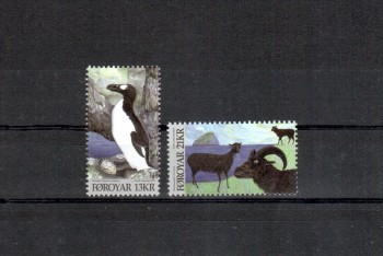 Faroer Michelnummer 745 - 746 postfrisch 