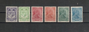 Liechtenstein Michelnummer 4 - 9 postfrisch Falz Liechtenstein Michelnummer 4 - 9 postfrisch Falz