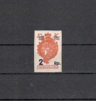 Liechtenstein Michelnummer 43 postfrisch Falz Liechtenstein Michelnummer 43 postfrisch Falz