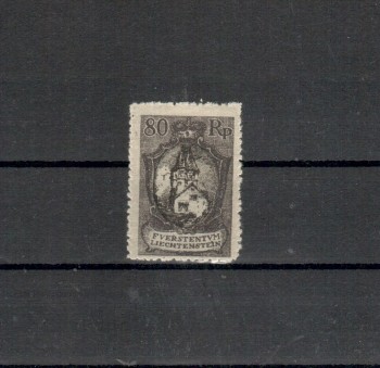 Liechtenstein Michelnummer 59 postfrisch Falz Liechtenstein Michelnummer 59 postfrisch Falz