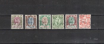 Liechtenstein Michelnummer 65 - 70 gestempelt Liechtenstein Michelnummer 65 - 70 gestempelt